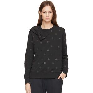 Kate Spade Polka Dot Ribbon Pullover Sweater Small
